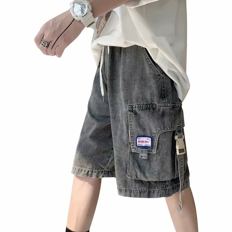 Men's Loose Leisure Workwear Denim Shorts