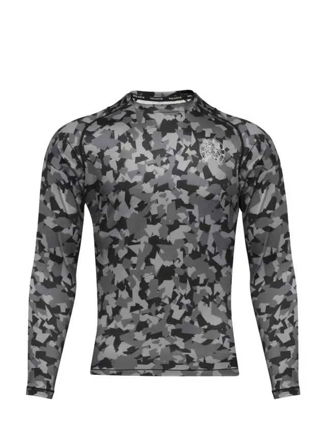 Stretch Sports T-Shirt Camo Raglan Sleeves