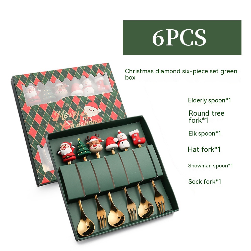 F 6pc Six Piece Set Green Box