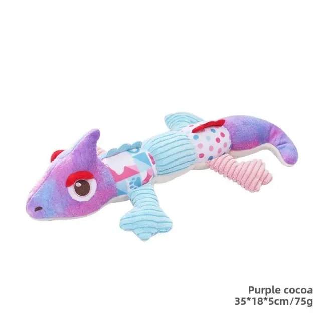 Dog Toy Sounding And Bite resistant Plush Doll Bigbear Teddy Puppy Grinding Teeth Pet Self hi Boredom Relief Artifact Purple - Shop at LoveMi