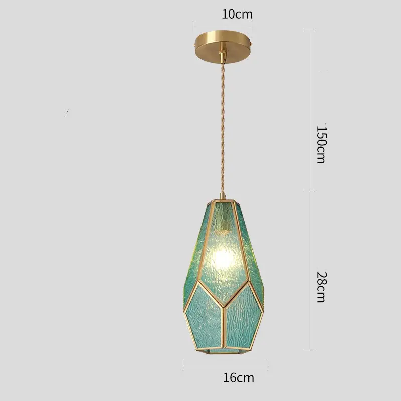 Brass Bay Window Small Chandelier Simple Clothing