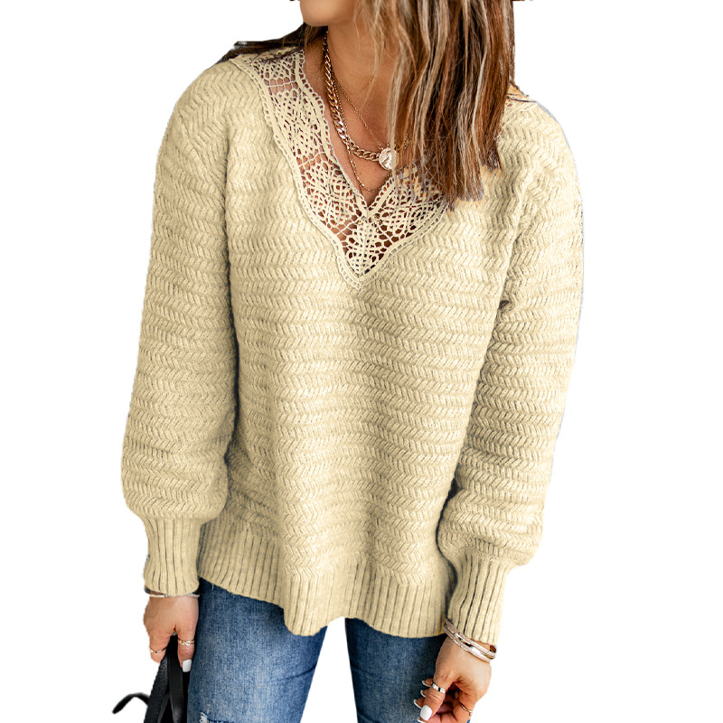 Title 1, Womens Sweater Autumn and Winter Solid Color S...