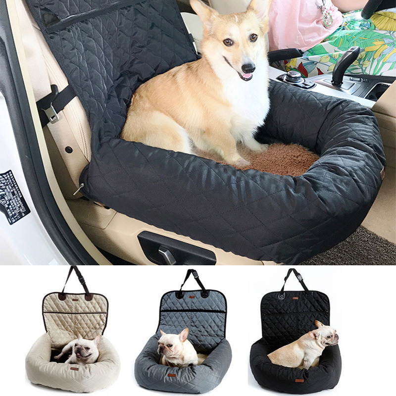 Title 3, 2 in 1 Pet Dog Carrier Folding Car Seat Pad Thi...