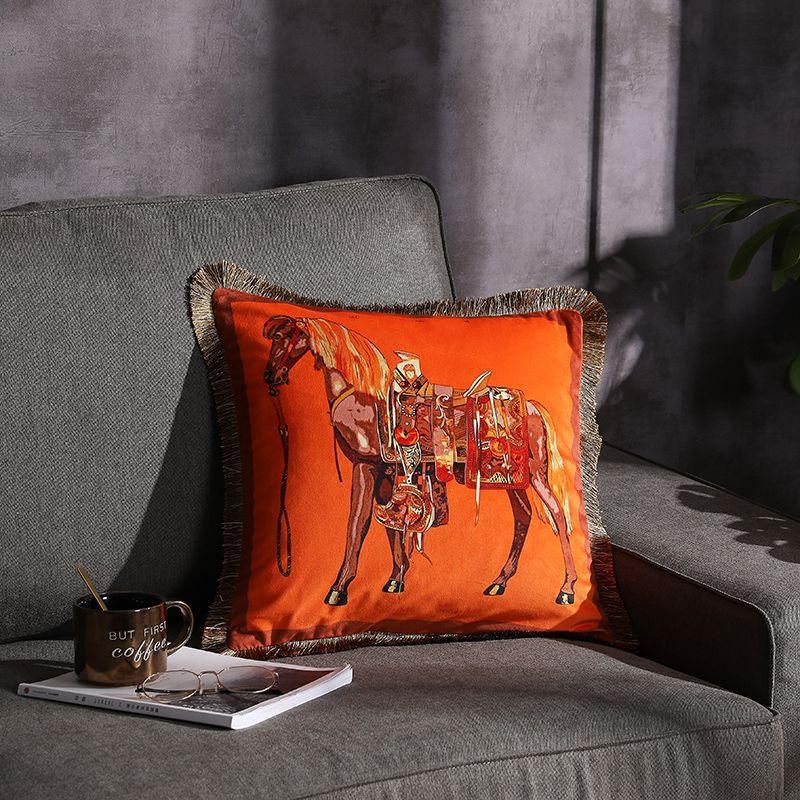 Dunhuang horse orange