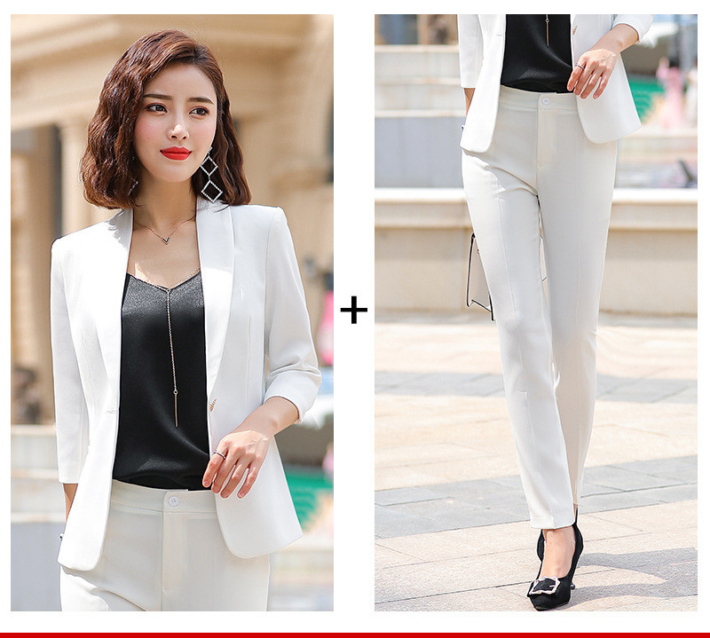 Small Suit Korean Style Suit Female Blouse With Sleeves Casual Professional Suit
