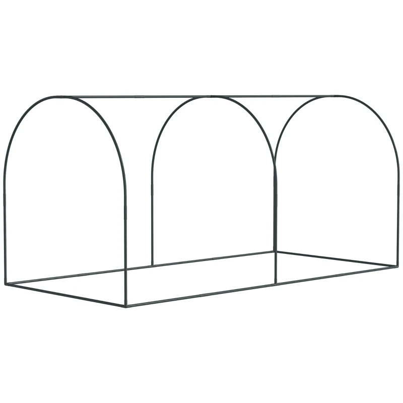 Crop Cage, Plant Protection Tent With Two Zippered Doors, Storage Bag And 4 Ground Stakes, For Garden, Yard, Lawn, Green