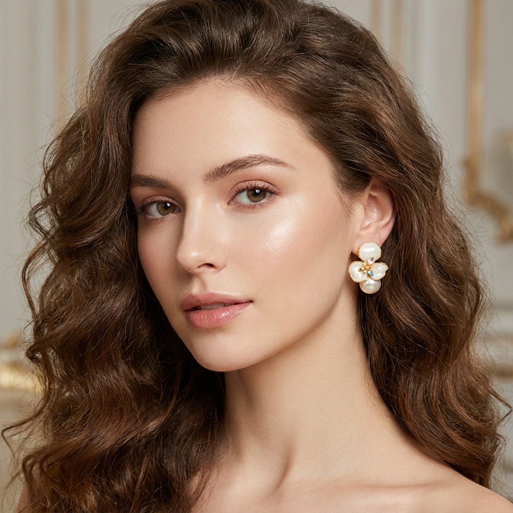 Kristallkõrvarõngad elegantsele naisele