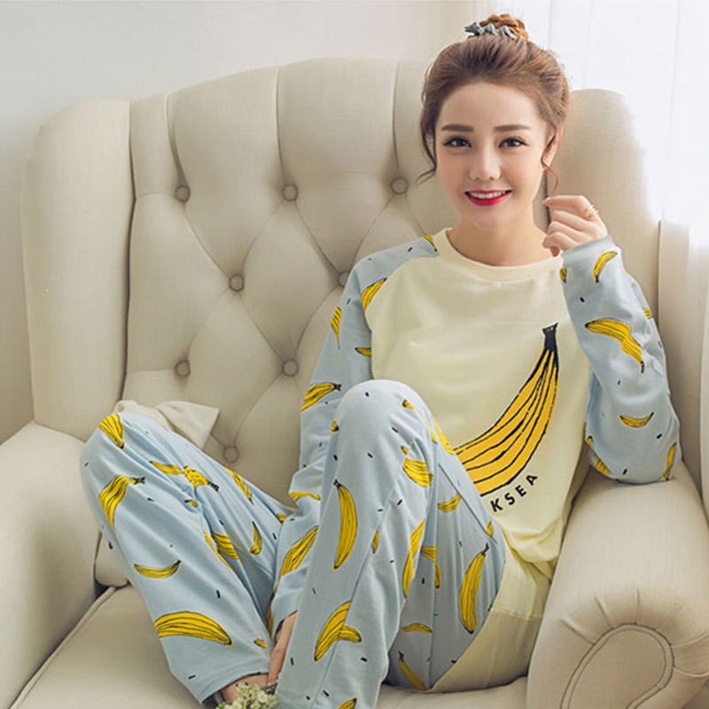 Title 2, Girl Pajamas Long-sleeved Trousers Round Neck P...