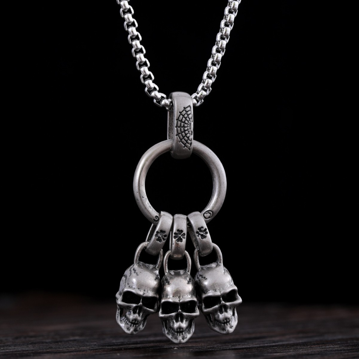 Men's Street Punk Trendy Vintage Pendant Necklace