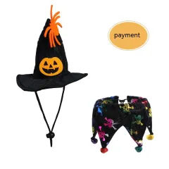 Halloween Cat Hat Scarf Set - B94114 Skull - View 1