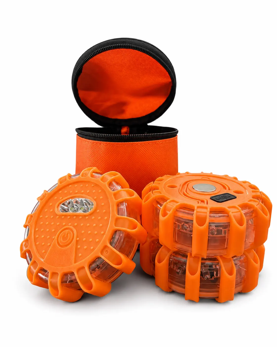 HB 328C 3Pack LED Warning Light Rechargeable