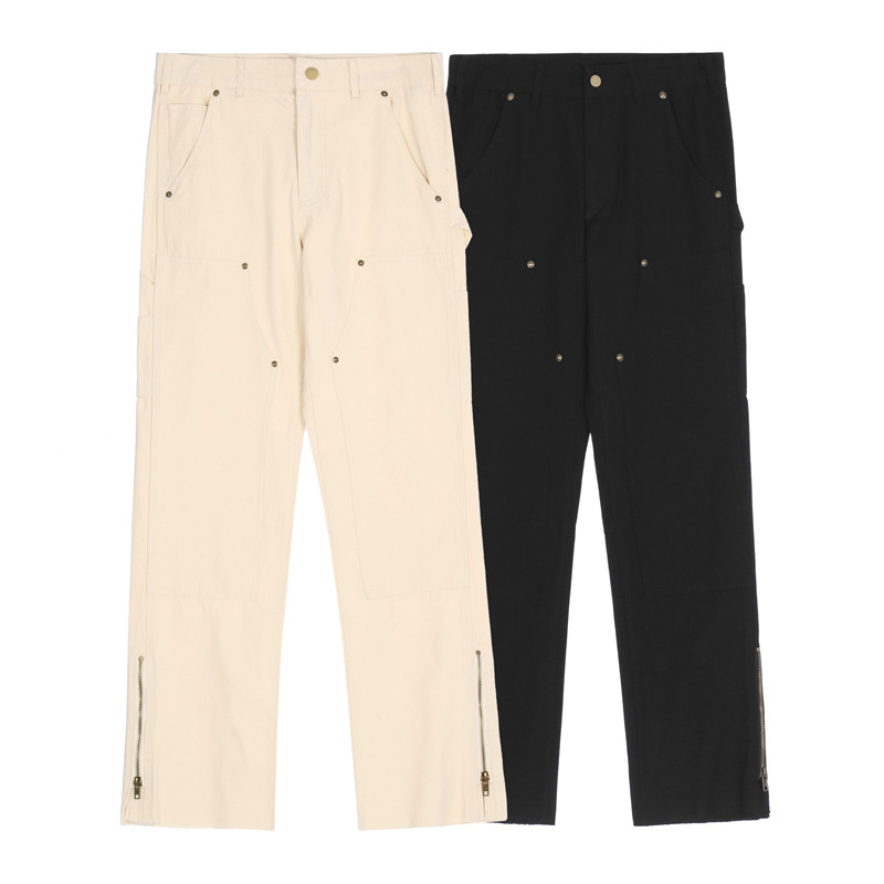 American High Street Destruction Raw Edge Slacks