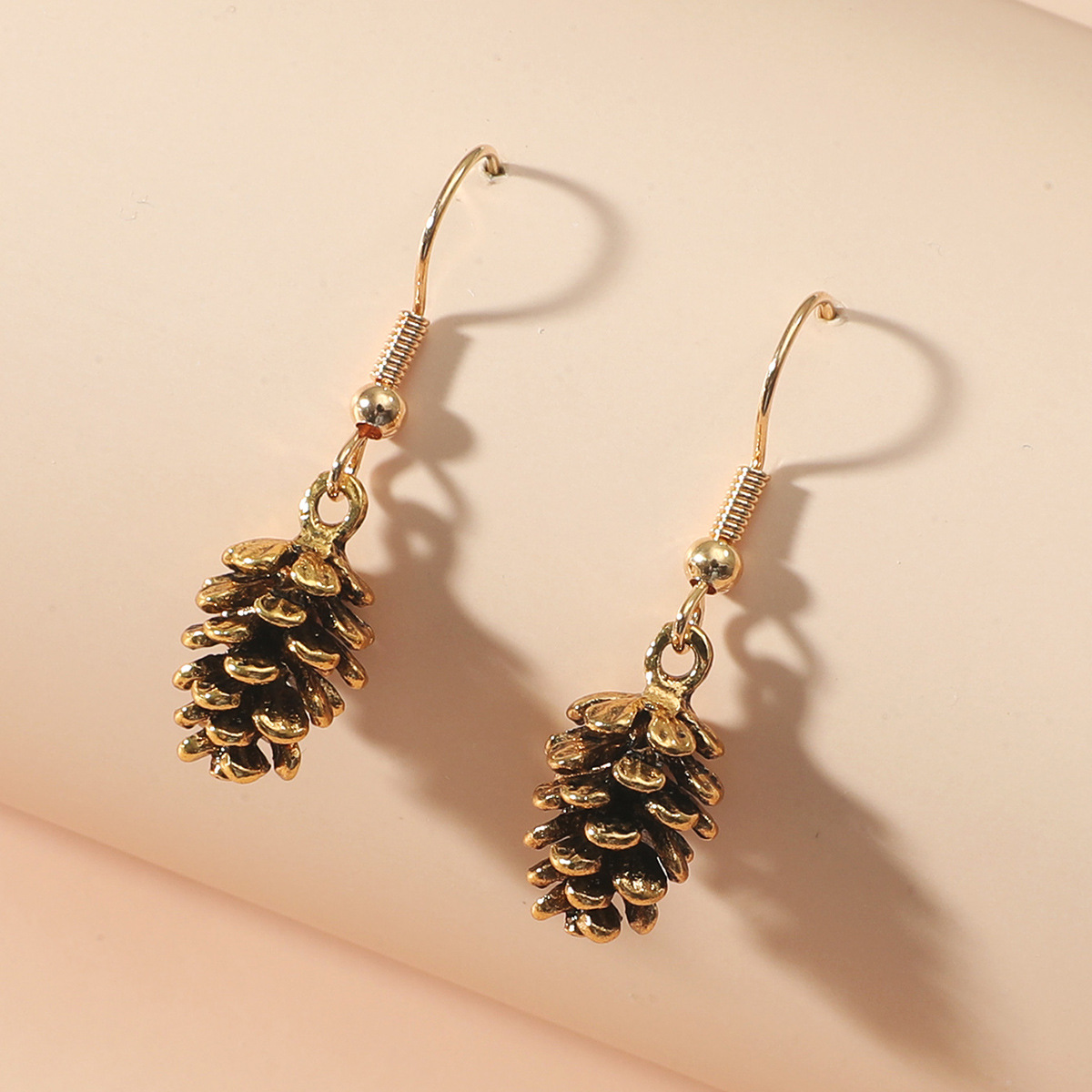 Title 2, New Fashion Creative Simple Retro Pine Cone Ear...