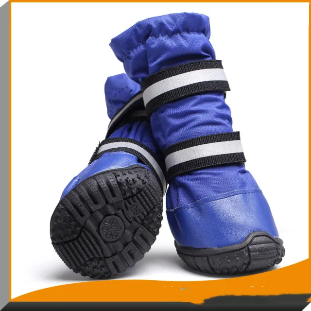 Waterproof Snow Pet Shoes, Big Dog Shoes, General Rain Boots Blue - Shop at LoveMi