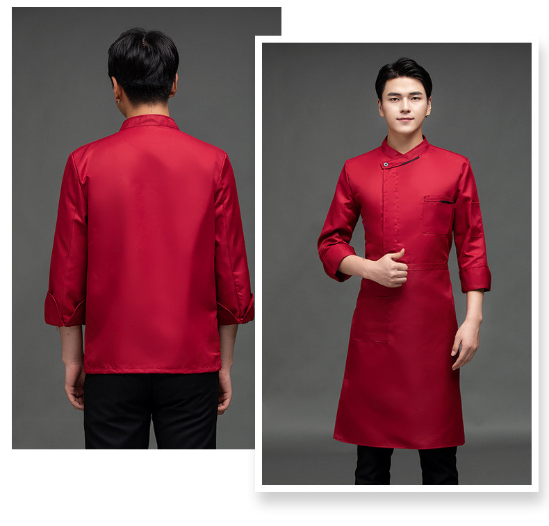 Title 6, Chef Workwear Long Sleeve Suit For Men