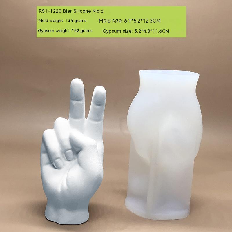 Candle Mould Diy Aromatherapy Gypsum Epoxy Decoration Mold - 6