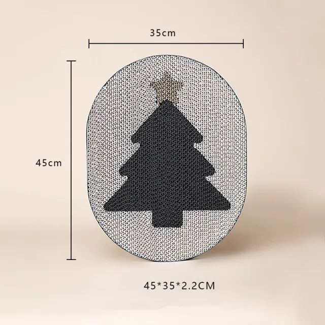 Cat Scratch Board Christmas Erect Type No Chip Toy Christmas Tree With White - Shop at LoveMi