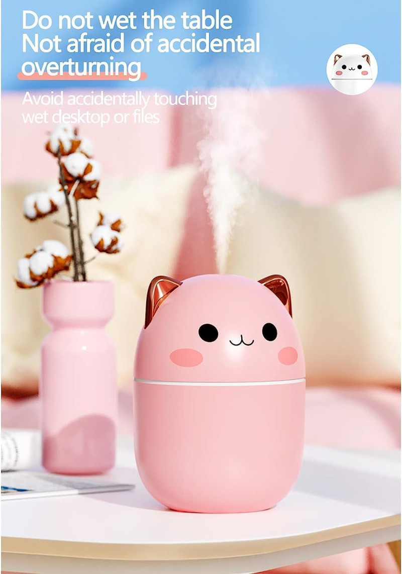 Title 8, Hot Sale 250ml Cute Cat Air Humidifier Diffuser...