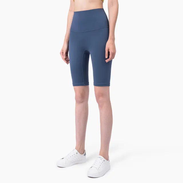 Skinny Moisture Wicking Summer Peach Hip Lift Yoga Shorts Blue - Shop at LoveMi