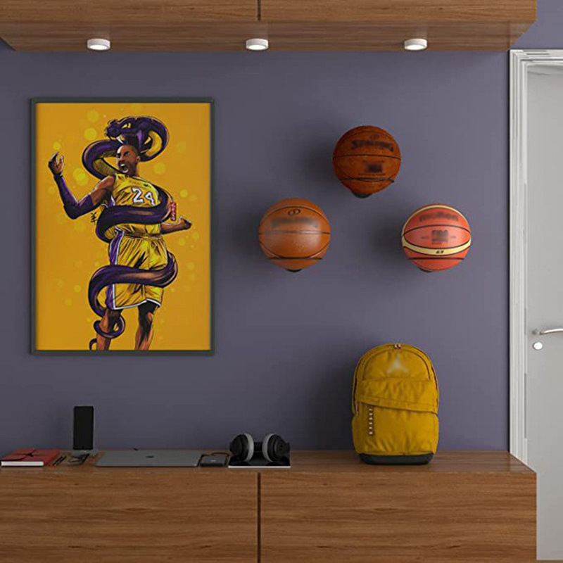 Basketball, Football And Volleyball Storage Rack, Household Storage Rack, Basketball Rack, Storage Basket, Wall Items 2