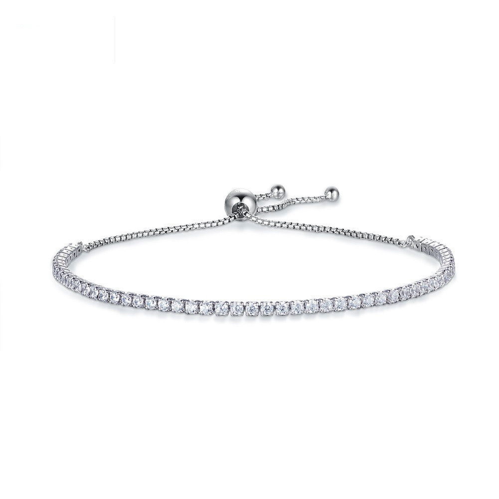 Title 9, Bracciale tennis a fila singola con diamante pieno