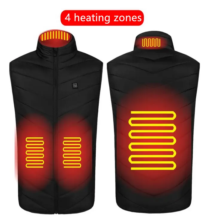 Heated Vest Washable Usb Charging Electric Winter