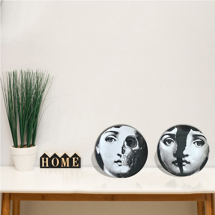 Title 8, Background Wall Ceramic Hanging Plate Wall Deco...