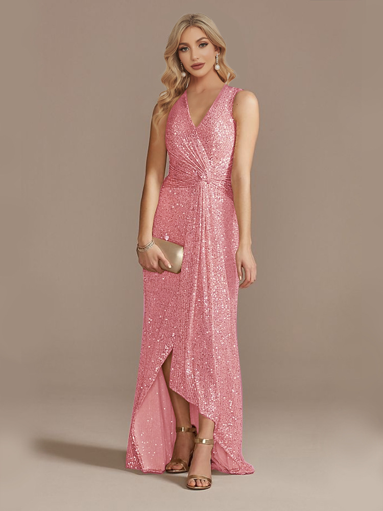 Sequin Twisted Evening Dress, picture 6 of 10
