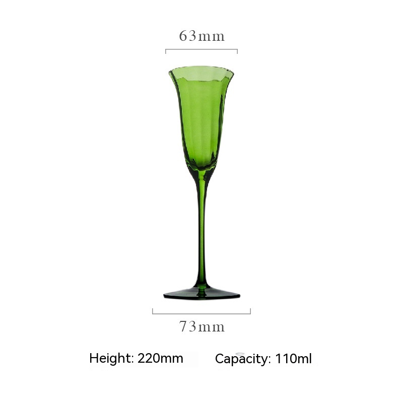 Colorful Style Champagne Glass