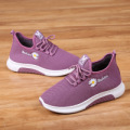 Purple cotton shoes