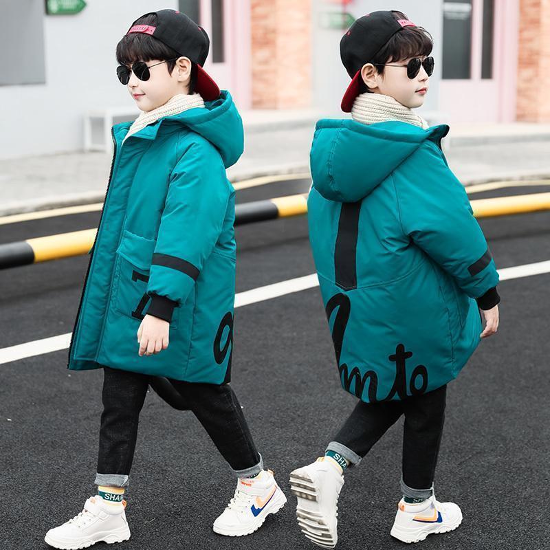 Green 7word cotton coat