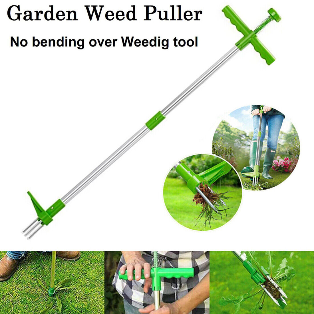 Weed Puller Weeder Twister Twist Pull Claw Garden Lawn Root Killer Remover Tool — image 2