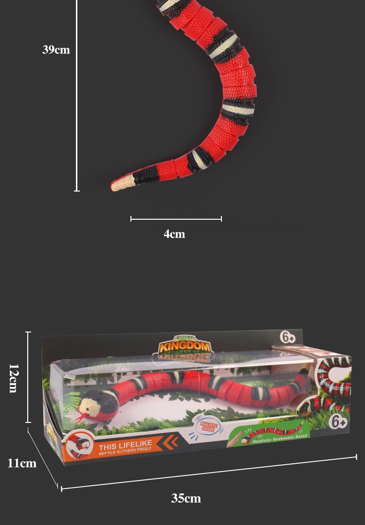 Title 12, Smart Sensing Snake Cat Toys Electric Interacti...