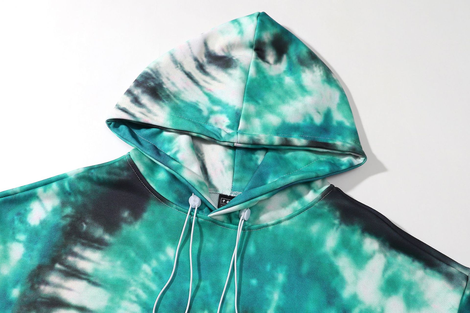 High Street Ins Hip Hop Loose Contrast Color Hooded Sweater For Men And Women