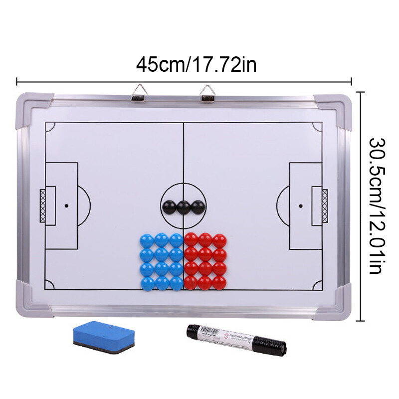 45cm Magnetic Football Tactics Board Coaching Tactic Training Board Double Sided 4
