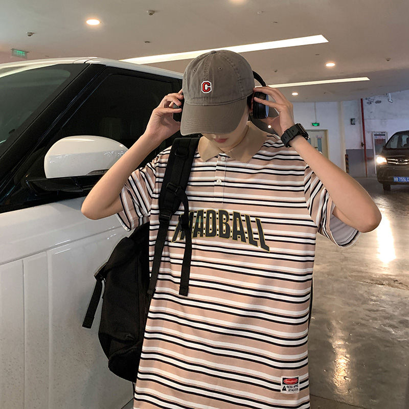 Hong Kong Style Loose Short Sleeve T-shirt