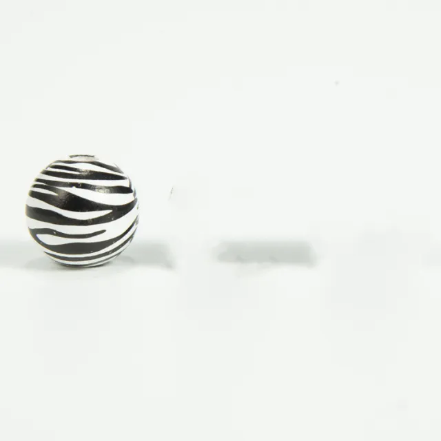 Leopard Pattern Cow Pattern Colored Wood Beads Scattered DIY Accessories Zebra Stripes - Shop at LoveMi