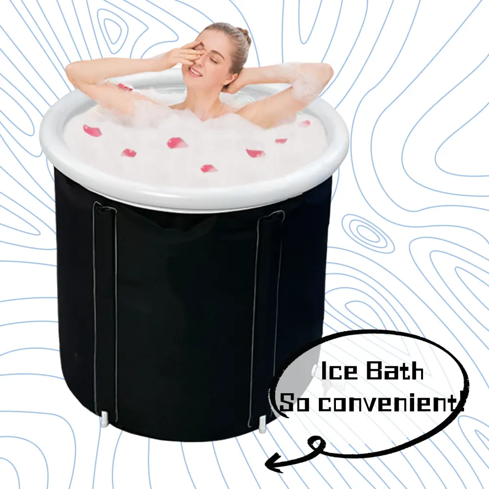Portable Ice Baths Inflatable Air Ring PVC Bath Household