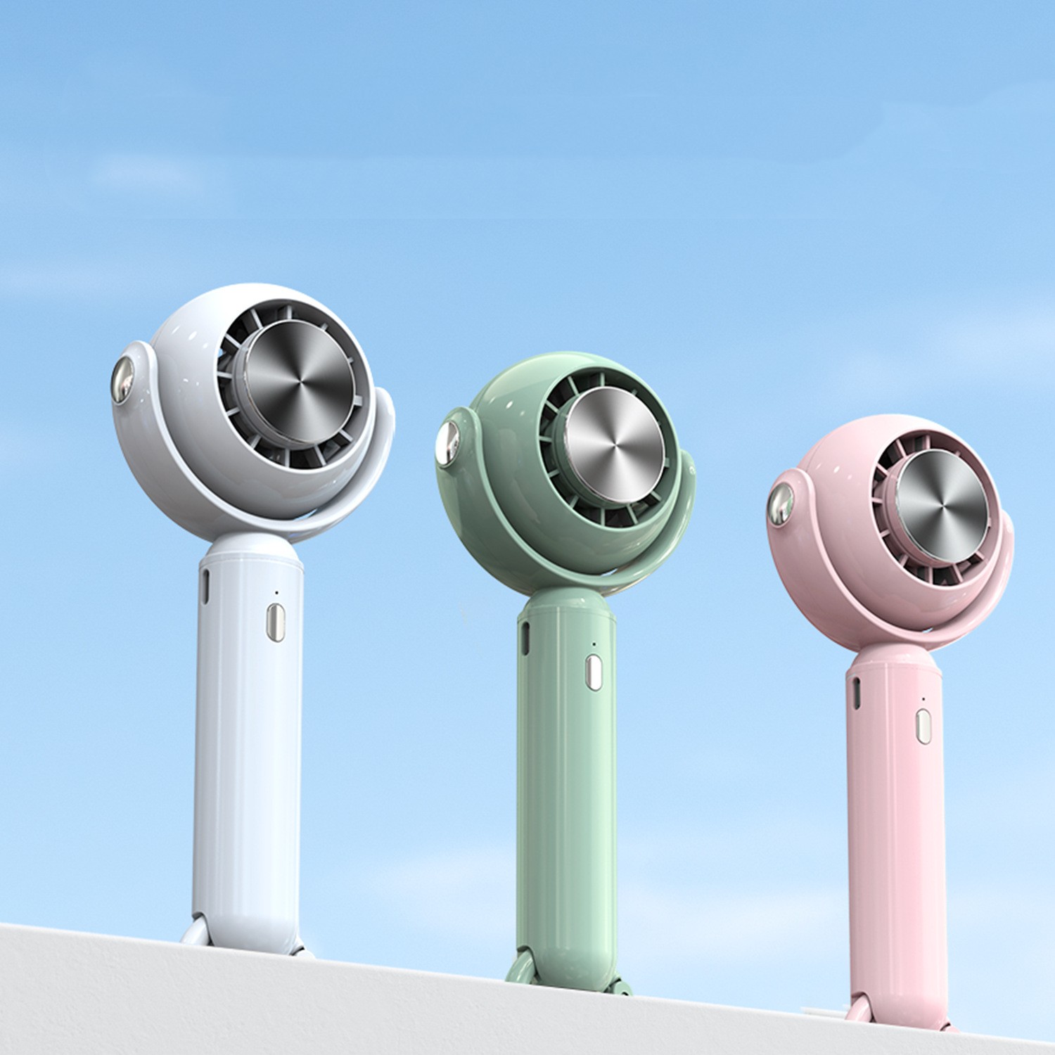 Mini ventilateur rafraîchissant rechargeable 2000 mAh 9