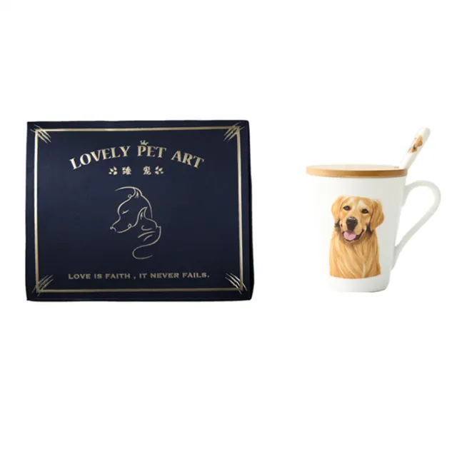 Animal Dog Ceramic Cup Dog Gift Wrapping - Shop at LoveMi
