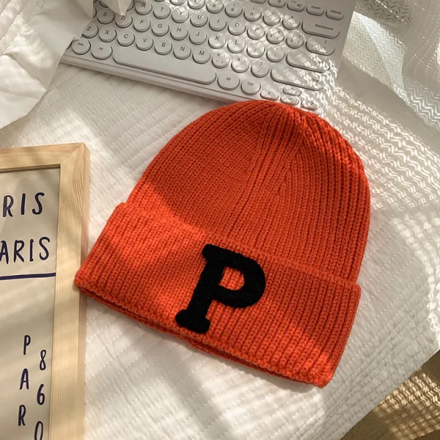Autumn And Winter Big Head Wai American Retro Baotou Cold Hat Orange - Shop at LoveMi