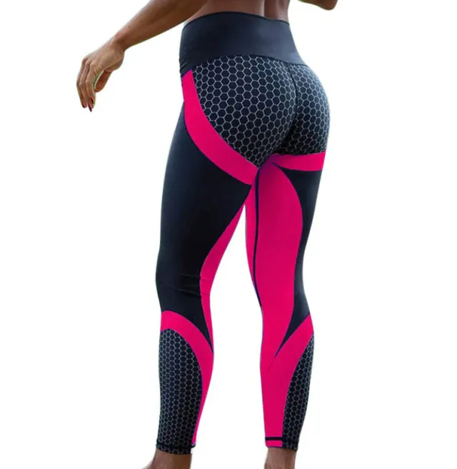 Yoga Fitness Leggings Women Pants Fitness Slim Tights Gym Running Sports Clothing Red - Shop at LoveMi