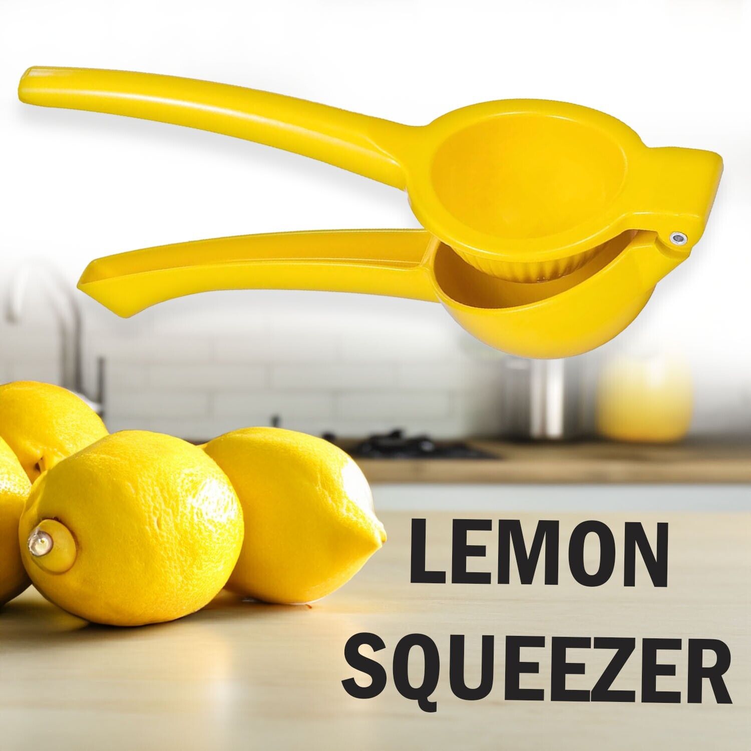 Citrus Juicer Press Tool Lemon Squeezer for Extracting the Most Juice Possible by KT Deals. Kitchen Metal Lemon Squeezer - Handheld Lemon Juicer Squeezer - Easy to Use Citrus Juicer - Manual Press. GET EVERY LAST DROP OF JUICE: Our lemon squeezer won’t wa