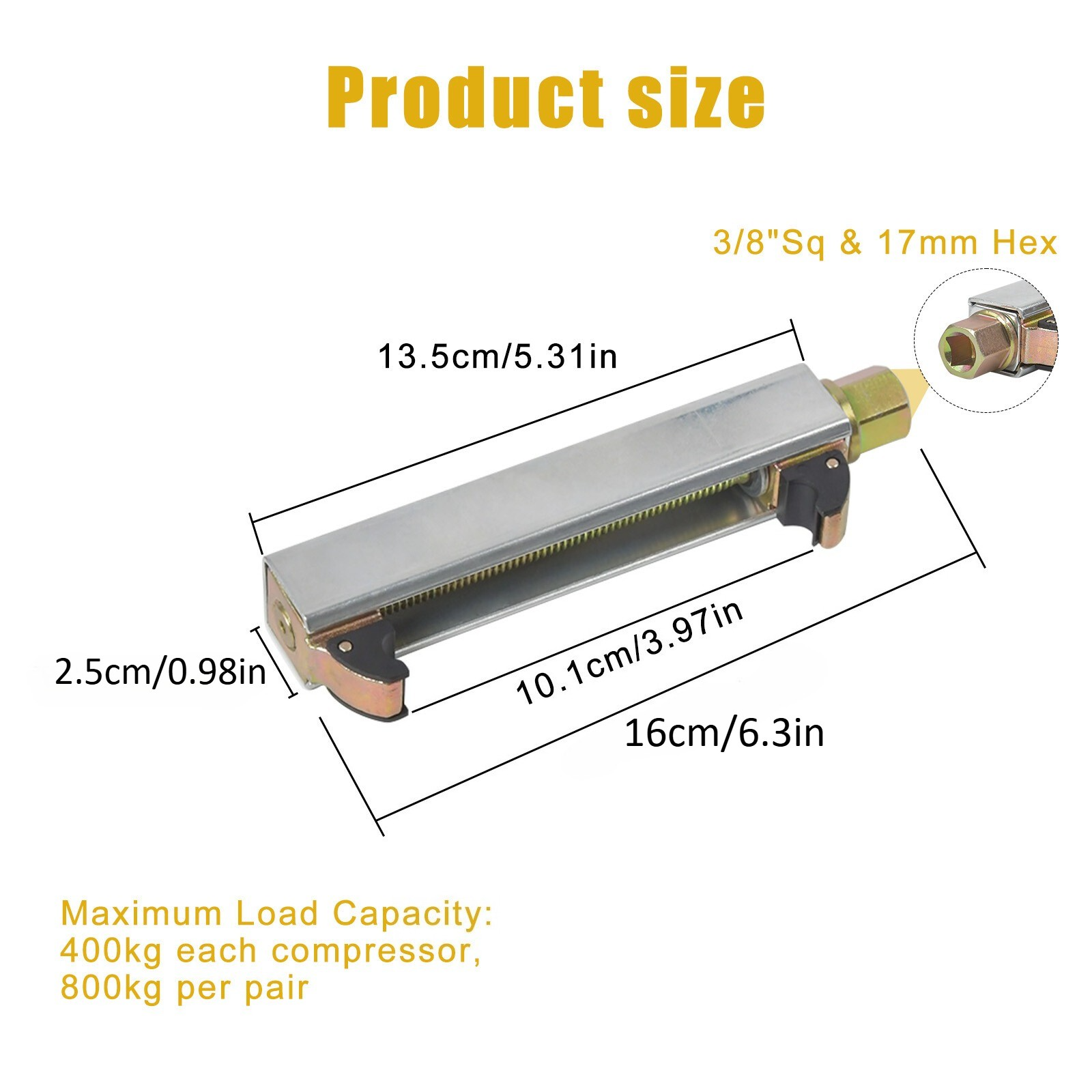 Motorcycle Coil Spring Compressor Tool Repair 800KG Capacity — image 2