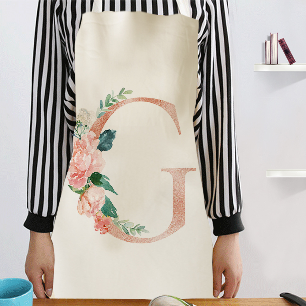 Title 5, Letter series cotton and linen apron