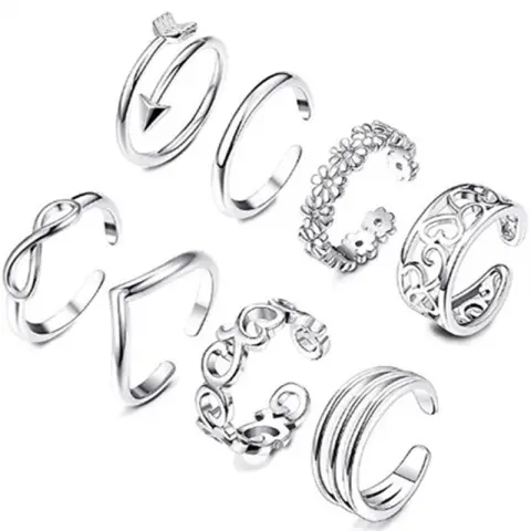 Feet Rings Foot Personality Charm Rose Simple Women's