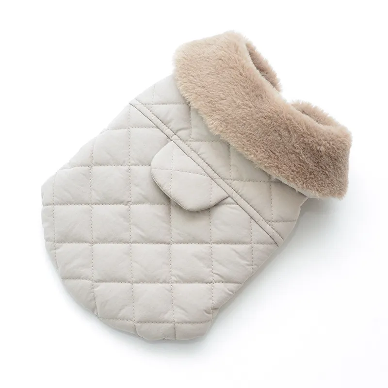 Pet Cotton Warm Winter Clothes - Grey