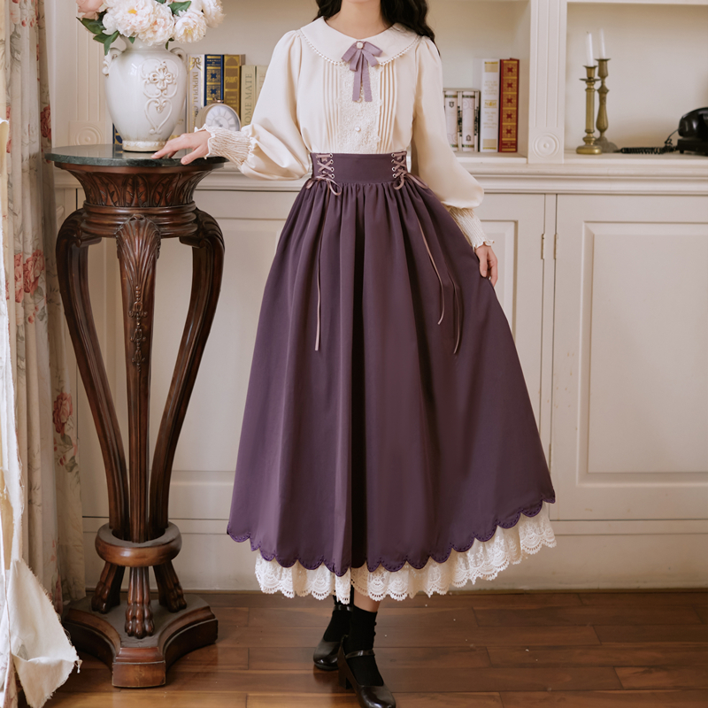 Embroidered A-Line Long Dress, picture 2 of 10