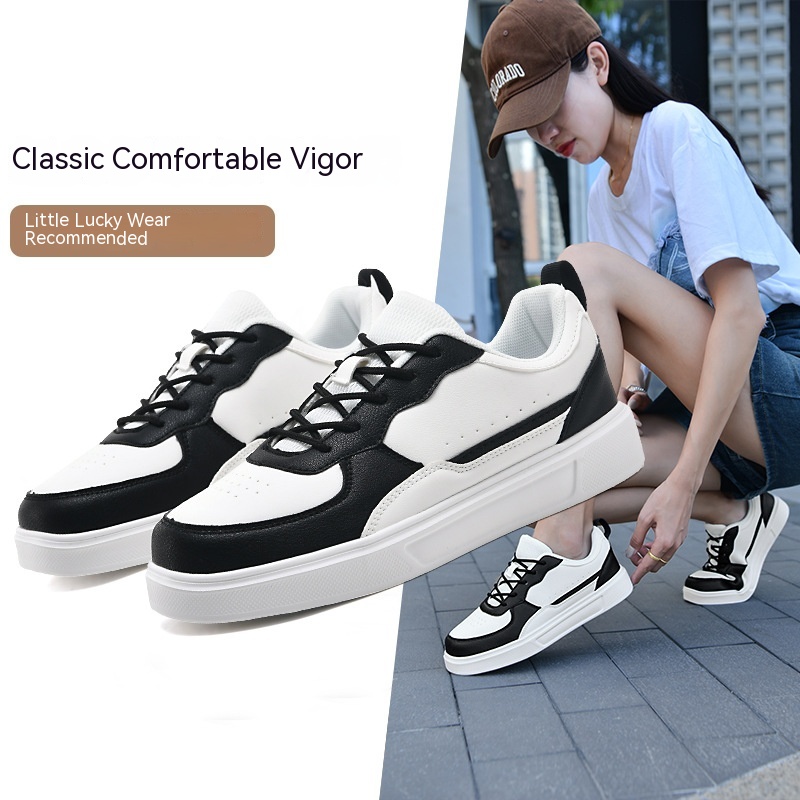 New Spring Women's Shoes Thick Bottom All-Match Sports Casual Board Shoes Breathable