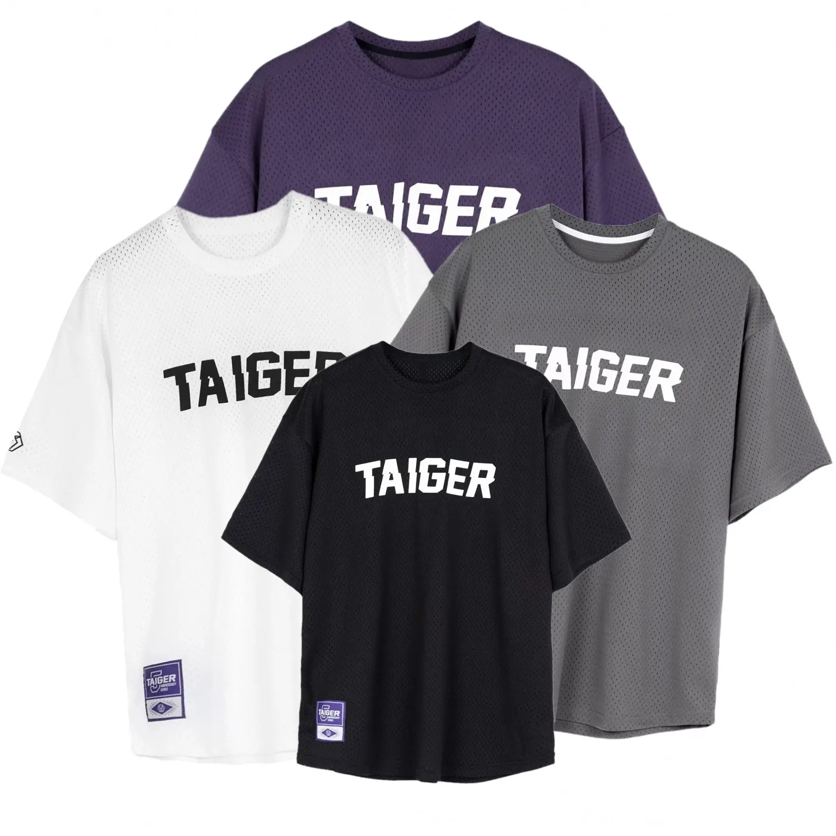 Sports Tide Brand Print Element Fitness Short Sleeve Men's T-Shirt